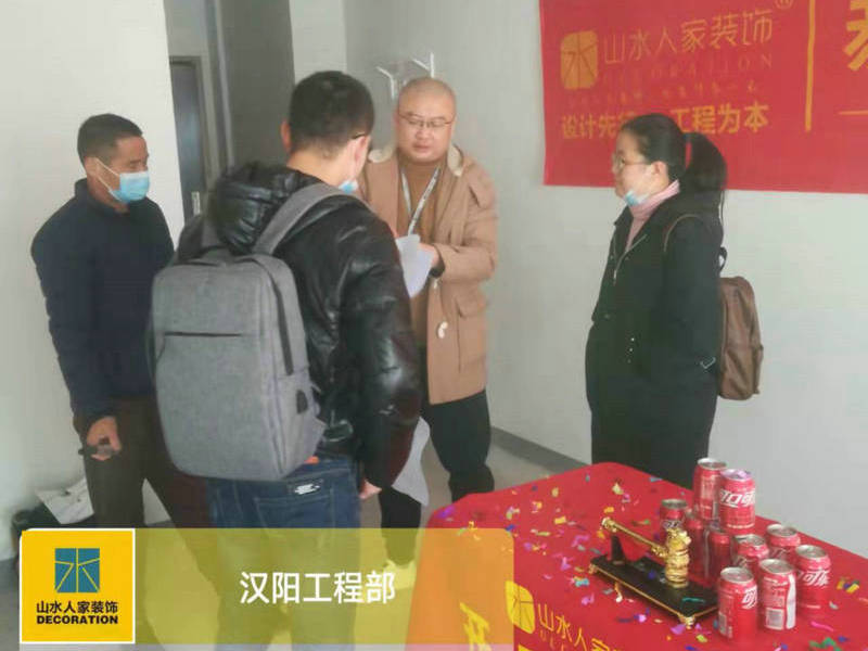 武漢桃李郡小區裝修開工大吉