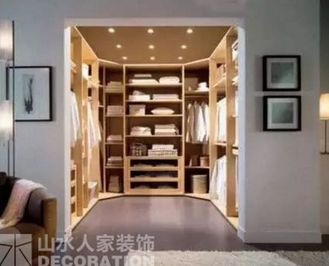 【山水人家裝飾】女人既然有了書房，為什么不能有衣帽間？